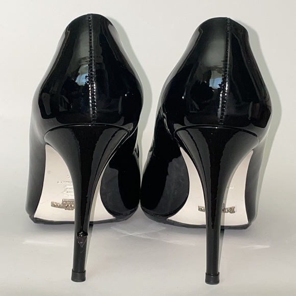 Ron White Signature, black patent (size 38.5), peep-toe with bow detail - Picture 5 of 8